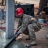 176th Engineers build school